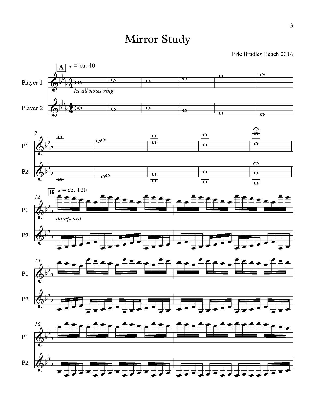 Cha-Beach - Mirror Study