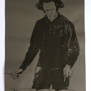 Steve Reich Signed Screen Print - One Color