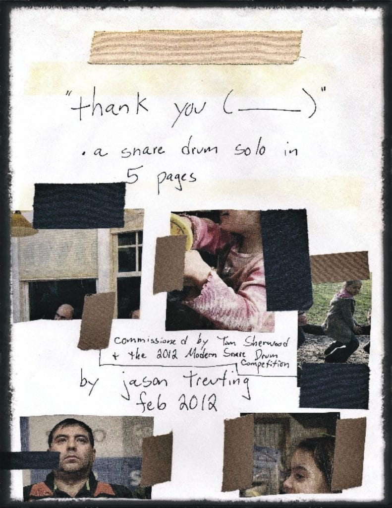 Treuting - Thank you (__) - Sō Percussion