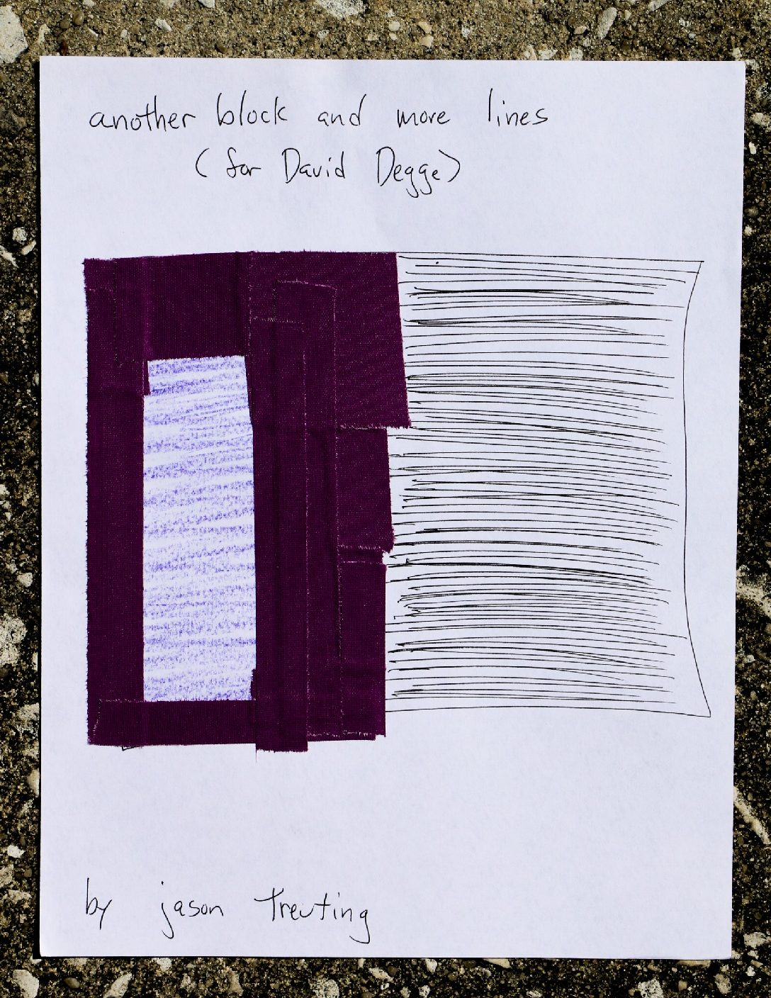 Treuting - another block and more lines