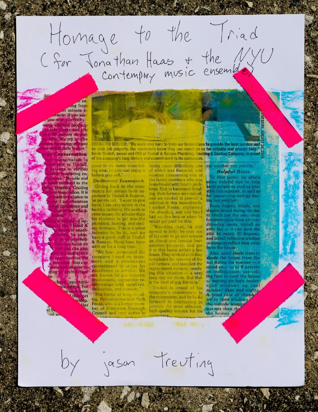 Treuting - Homage to the Triad